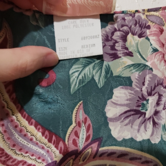 Vintage night slip dress with robe - Picture 9 of 9